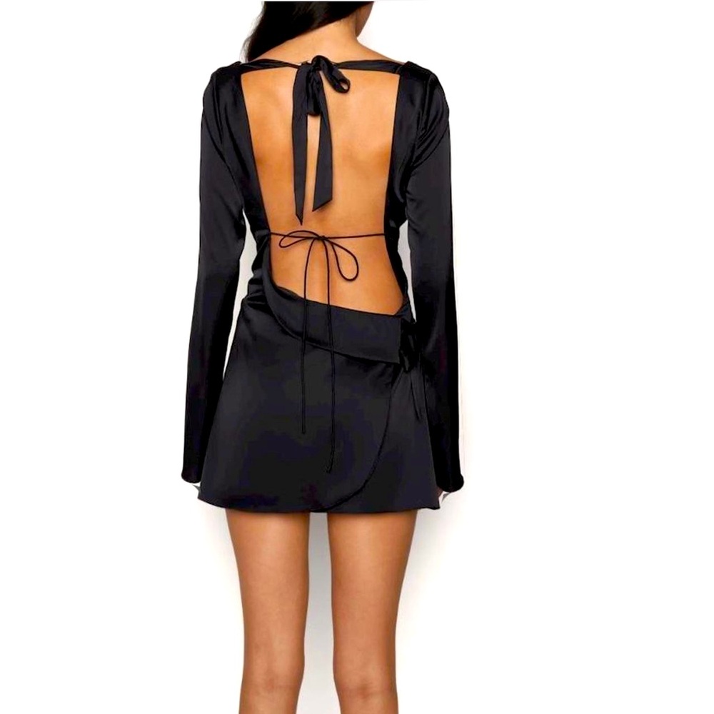 Danielle Guizio Backless Black Mini Dress, Size XS, NWT